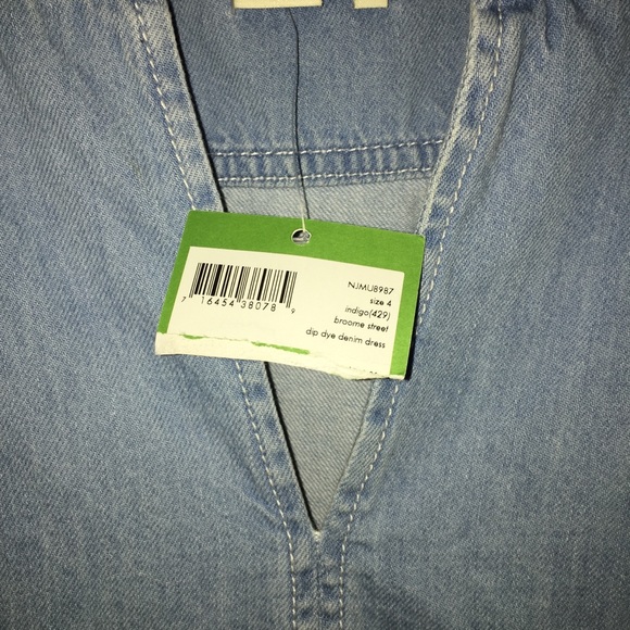 Kate Spade Dip Dyed Denim Dress - Picture 5 of 6